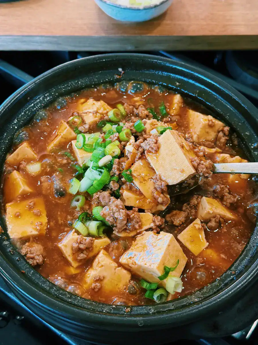 Protein-Packed Garlic Chili Tofu with Pork