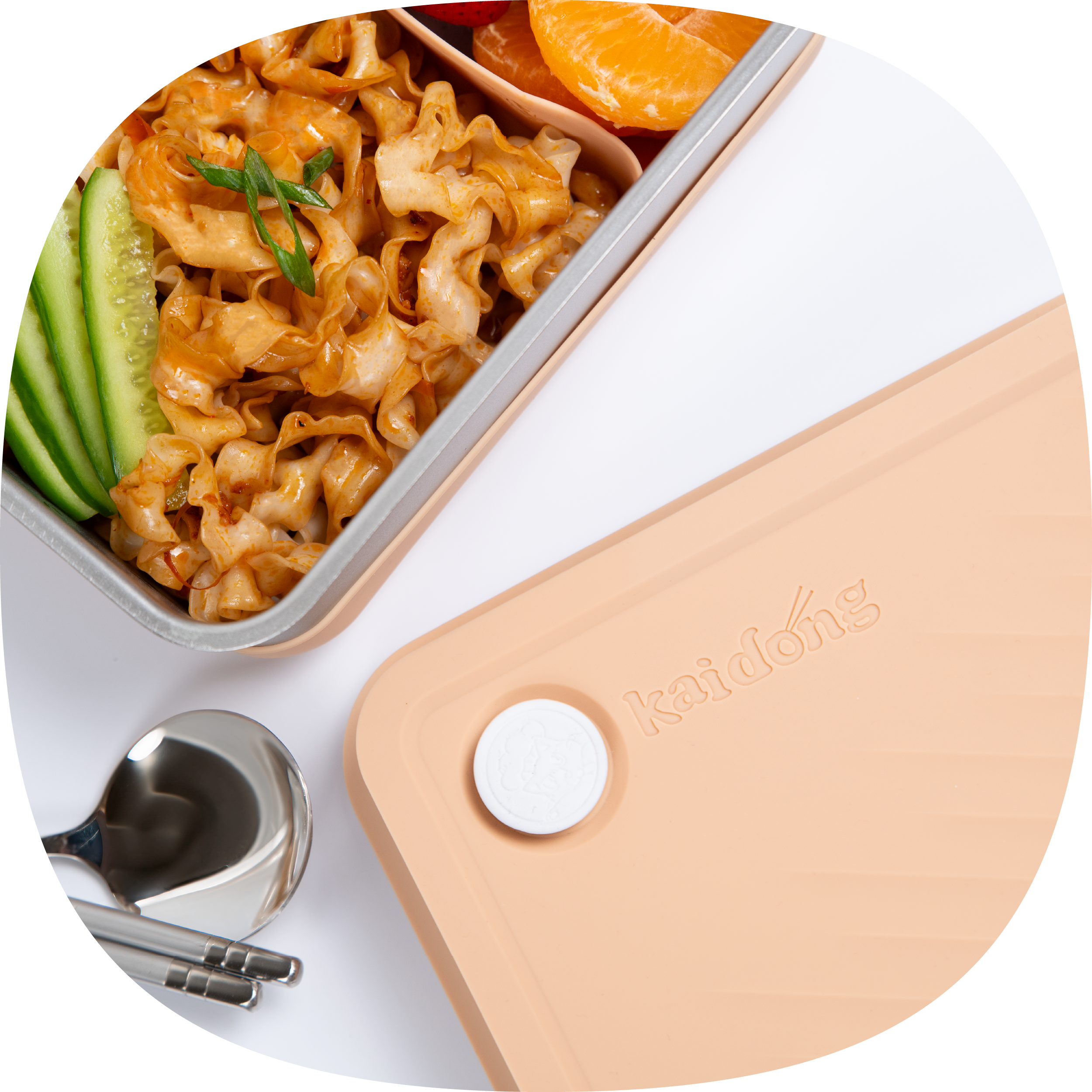 kai dong Microwavable Stainless Steel Bento Box