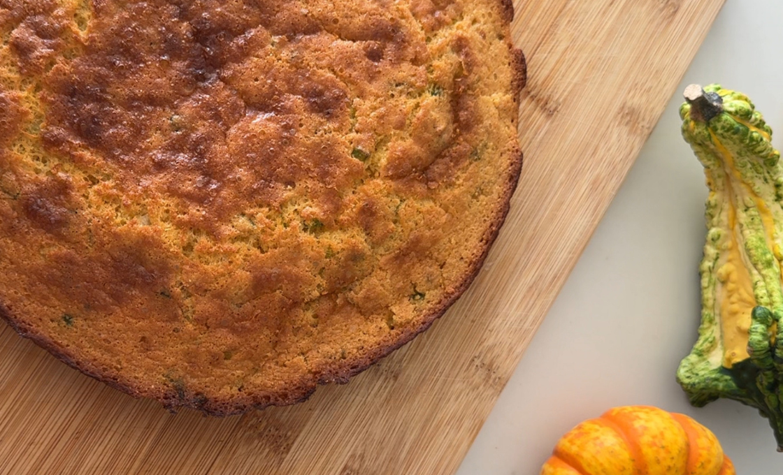 Scallion Pancake Cornbread